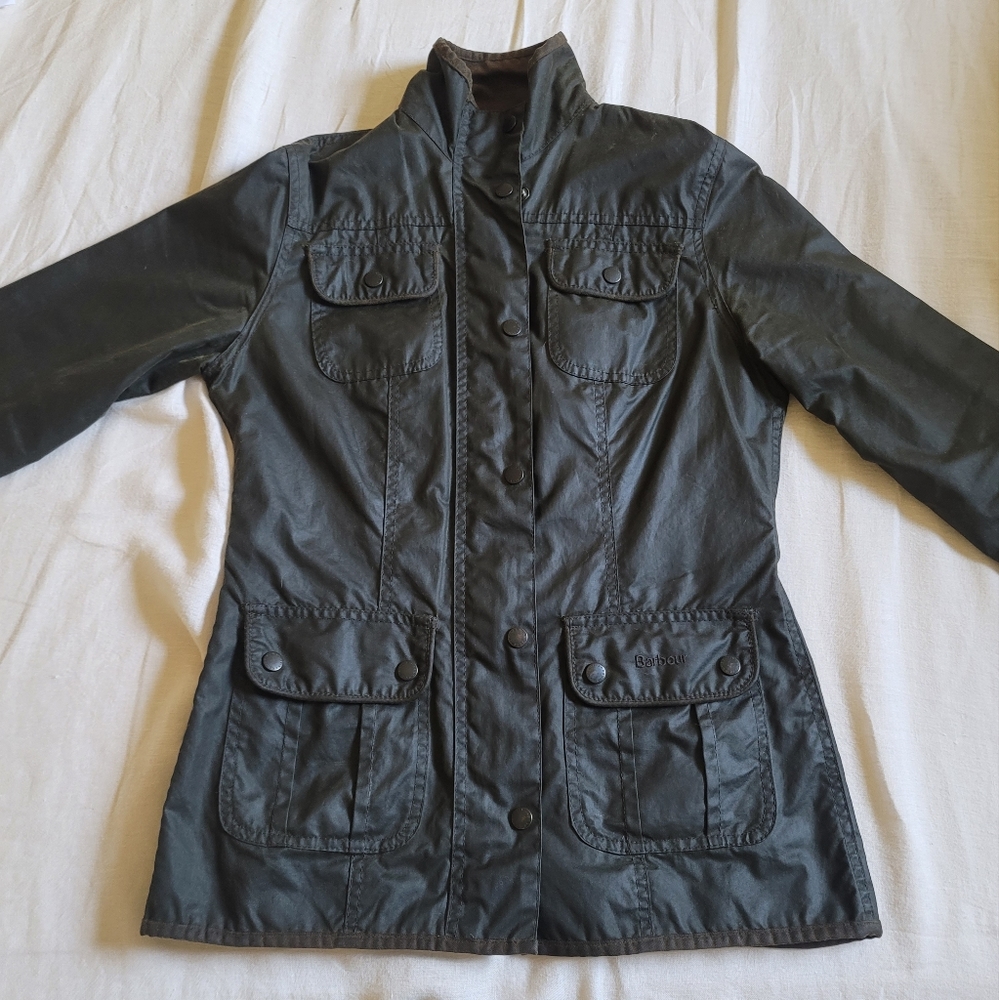 Barbour Women's Dark Olive Utility Jacket